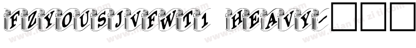 FZYouSJVFWT1 Heavy字体转换